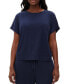 Фото #4 товара GapBody Women's Ribbed Short-Sleeve Pajama Top