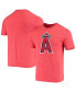 Фото #5 товара Men's Red Los Angeles Angels Weathered Official Logo Tri-Blend T-shirt