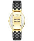 ფოტო #3 პროდუქტის Women's Three-Hand Quartz Black Ceramic Bracelet Watch, 27mm