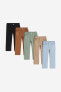 Фото #1 товара 5-pack Relaxed Tapered Fit Pants