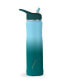 Фото #2 товара Summit Trimax Insulated Stainless Steel Bottle with Flip Straw Lid and Silicone Bumper, 24 oz