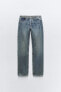 Trf straight-leg mid-rise jeans