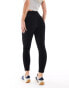 Фото #3 товара DTT Petite Ellie high waisted skinny jeans in black