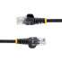 Фото #2 товара Cat5e Ethernet Patch Cable with Snagless RJ45 Connectors - 7 m - Black - 7 m - Cat5e - U/UTP (UTP) - RJ-45 - RJ-45