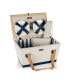 Фото #1 товара Boardwalk 15-Piece Picnic Basket Set, Service for 4