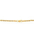 Фото #4 товара Браслет Macy's Glitter Rope Link 10k Gold.