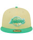 Фото #3 товара Men's Yellow, Green Los Angeles Lakers 9FIFTY Hat