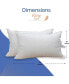 King Size Set of 2 10% White down 90% Feather Pillow
