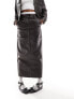 Фото #5 товара Reclaimed Vintage washed leather midi skirt