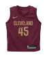 ფოტო #2 პროდუქტის Baby Boys and Girls Donovan Mitchell Wine Cleveland Cavaliers Swingman Player Jersey - Icon Edition