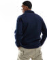 Фото #8 товара Selected Homme sweat long sleeve polo in navy