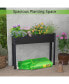 Фото #5 товара Metal Raised Garden Bed with Legs and Drainage Hole for Vegetable Flower