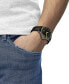 ფოტო #5 პროდუქტის Men's Swiss Seastar 1000 Black Rubber Strap Watch 40mm