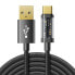 Фото #1 товара Kabel przewód USB - USB-C do ładowania i transmisji danych 3A 2m czarny