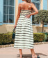 ფოტო #2 პროდუქტის Women's Striped Cami Maxi Beach Dress