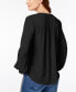 Фото #2 товара Блузка I.N.C. International Concepts женская с завышенной линией горловины, создана для Macy's