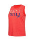 Women's Royal, Red Distressed Buffalo Bills Muscle Tank Top and Pants Lounge Set