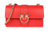 Фото #1 товара Сумка PINKO Swallow Leather Shoulder Bag Red