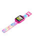 Kid's 2 Pink, Blue and Yellow Tie Dye Tpu Strap Smart Watch 41mm