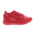 Фото #1 товара Reebok Classic Leather SP Womens Red Leather Lifestyle Sneakers Shoes