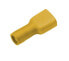 Фото #1 товара Cimco 180270 - Flag terminal - Brass - Straight - Yellow - Polyamide (PA) - 6 mm²