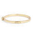 ფოტო #4 პროდუქტის Women's Faux Stone Signature C Pave Turnlock Bangle Bracelet