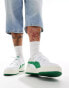 Puma CA Pro suede trainers in white and green