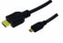 Фото #2 товара LogiLink HDMI/microHDMI - 2.0m - 2 m - HDMI Type A (Standard) - HDMI Type D (Micro) - 8.16 Gbit/s - Black
