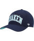 ფოტო #4 პროდუქტის Men's Deep Sea Blue Seattle Kraken Block Arch Hitch Snapback Hat