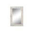 Настенное зеркало DKD Home Decor Натуральный Белый Древесина манго (76,5 x 3 x 122 cm)