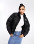 Фото #1 товара The North Face Saikuru cropped puffer jacket in black