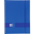 Фото #1 товара Папка-блокнот спиральная Oxford (Hamelin) 40 кармашков 700µ, темно-синяя