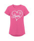 ფოტო #1 პროდუქტის Big Girls Pink Milwaukee Brewers Lovely T-shirt