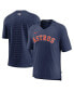 Men's Navy Houston Astros Authentic Collection Pregame Raglan Performance V-Neck T-shirt