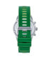 Men Meridian Rubber Watch - Green, 42mm