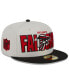Фото #2 товара Men's Stone, Black Atlanta Falcons 2023 NFL Draft On Stage 59FIFTY Fitted Hat