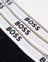 Фото #2 товара Boss Bodywear power 3 pack boxers in black