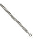 Stainless Steel Polished 24 inch Curb Chain Necklace