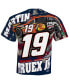 Фото #4 товара Men's White Martin Truex Jr Bass Pro Shops Sublimated Patriotic Total Print T-shirt