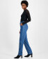 ფოტო #5 პროდუქტის Women's High-Rise Straight-Leg Denim Jeans, Created for Macy's