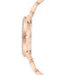 Фото #3 товара Часы Anne Klein Rose Gold-Tone & Pink Marble Watch