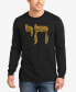 Фото #1 товара Chai - Men's Word Art Long Sleeve T-Shirt