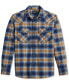 Фото #1 товара Men's Wyatt Plaid Button-Down Western Shirt