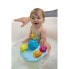 Фото #2 товара игрушка для ванной - Smoby - Набор "Остров морских жителей" состоит из: плавучего островка, 4 различные зверюшки и мальчик, в ките-лодочке. Возраст от 12 месяцев.