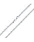 Фото #1 товара Heavy Strong Square 5MM Venetian Mirror Box Link Chain Necklace For Women Men .925 Sterling Silver Made In Italy 16 Inch