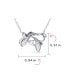 ფოტო #3 პროდუქტის Sterling Silver Nautical Pisces Water Fish Zodiac Sign Astrology Horoscope Pendant Necklace For Women