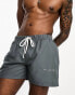 COLLUSION shorter length swim short in grey