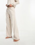 Фото #6 товара Tommy Hilfiger Established lounge wide leg jogger in beige