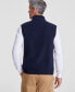 Фото #4 товара Men's Solid Fleece Vest, Created for Macy's