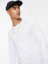 Футболка Jack & Jones Essentials White Long Sleeve